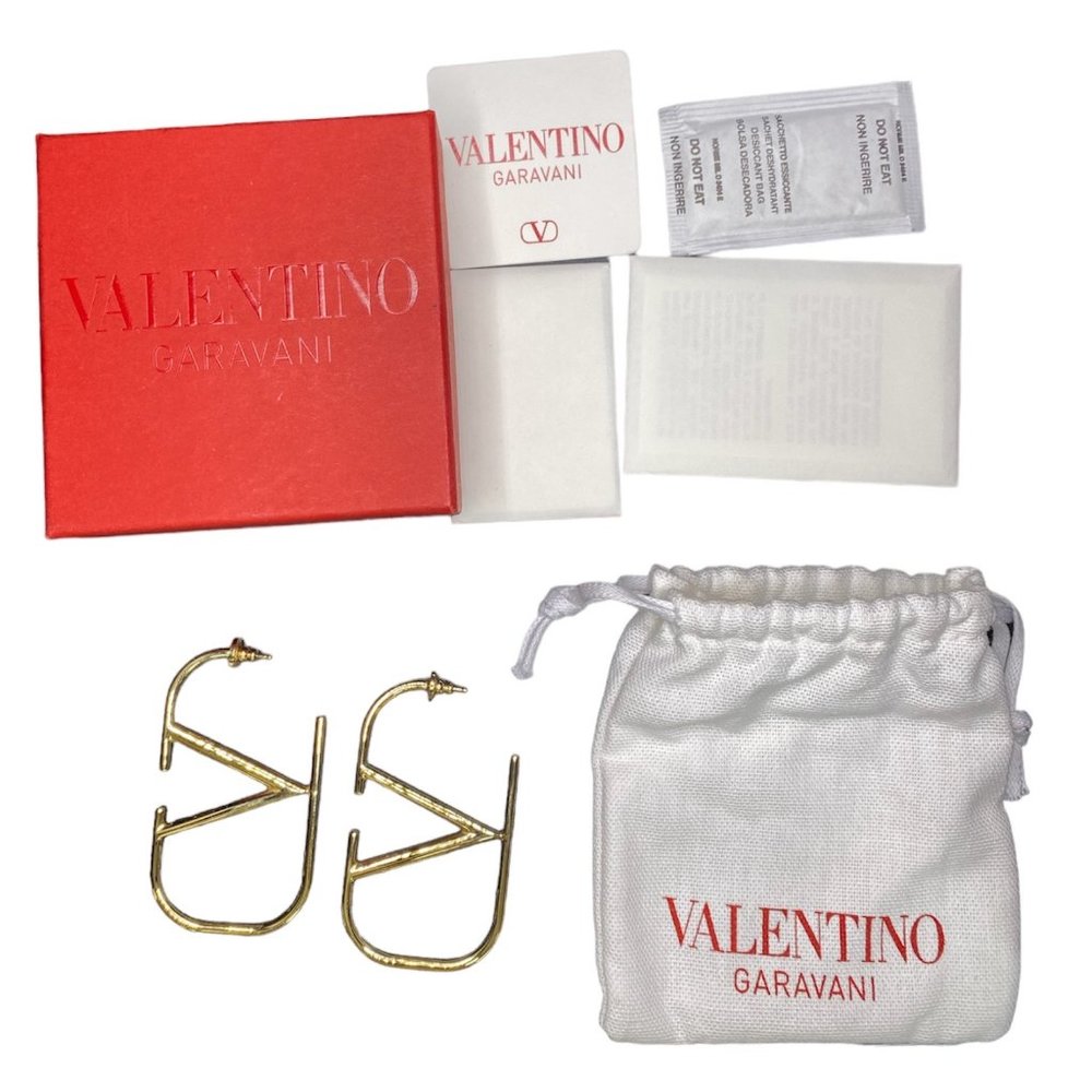 VALENTINO VLOGO SIGNATURE METAL EARRINGS